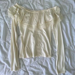 Abercrombie and Fitch XS off-the-shoulder long sleeve